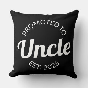 Promoted To Uncle Est. 2026 I Cushion
