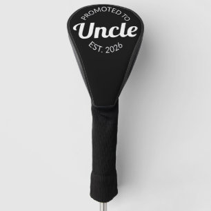 Promoted To Uncle Est. 2026 I Golf Head Cover