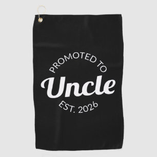 Promoted To Uncle Est. 2026 I Golf Towel