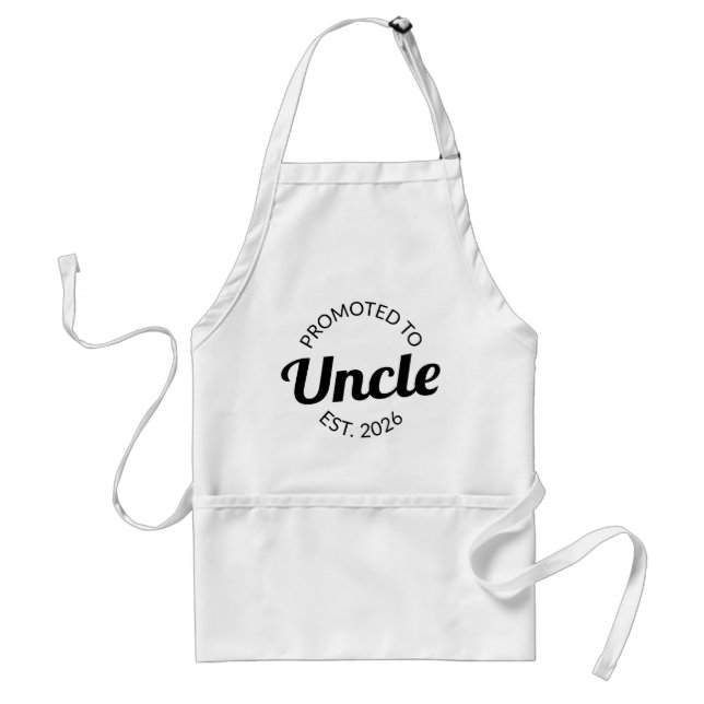 Promoted To Uncle Est. 2026 I Standard Apron (Front)