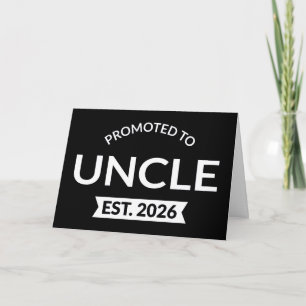Promoted To Uncle Est. 2026 II Invitation