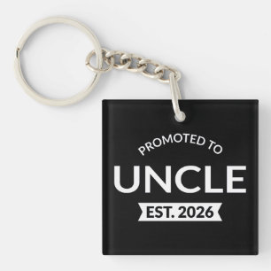 Promoted To Uncle Est. 2026 II Key Ring