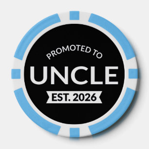 Promoted To Uncle Est. 2026 II Poker Chips