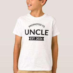 Promoted To Uncle Est. 2026 II T-Shirt