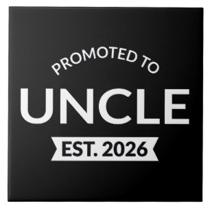 Promoted To Uncle Est. 2026 II Tile
