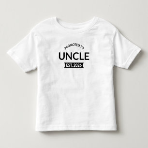 Promoted To Uncle Est. 2026 II Toddler T-Shirt