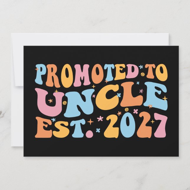 Promoted To Uncle Est 2027 New Uncle (Front)