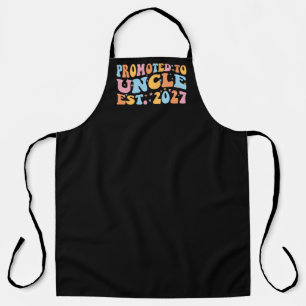 Promoted To Uncle Est 2027 New Uncle Apron
