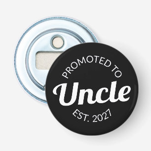 Promoted To Uncle Est 2027 New Uncle I Bottle Opener
