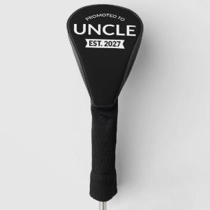 Promoted To Uncle Est 2027 New Uncle II Golf Head Cover