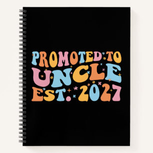 Promoted To Uncle Est 2027 New Uncle Notebook