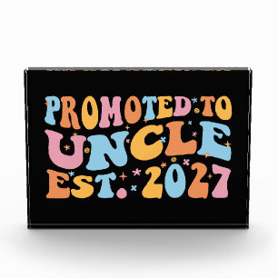 Promoted To Uncle Est 2027 New Uncle Photo Block
