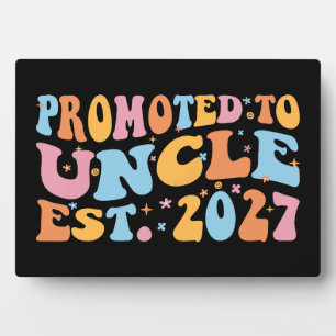 Promoted To Uncle Est 2027 New Uncle Plaque