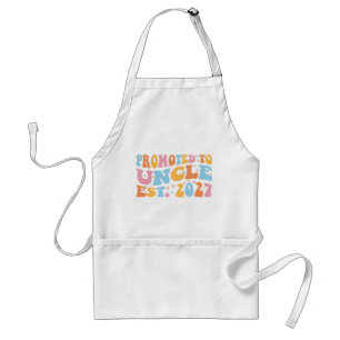 Promoted To Uncle Est 2027 New Uncle Standard Apron
