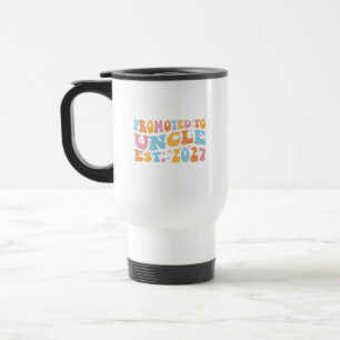 Promoted To Uncle Est 2027 New Uncle Travel Mug