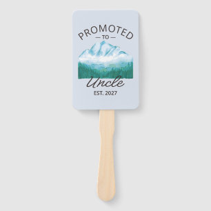 Promoted To Uncle Est 2027 New Uncle VI Hand Fan
