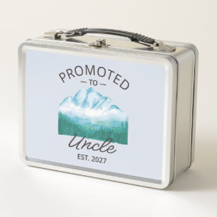 Promoted To Uncle Est 2027 New Uncle VI Metal Lunch Box