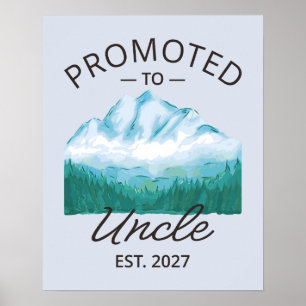 Promoted To Uncle Est 2027 New Uncle VI Poster