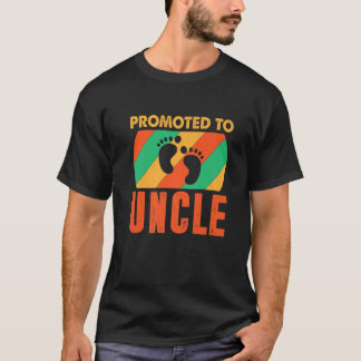 Promoted To Uncle Funny Baby Announcement T-Shirt
