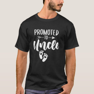 Promoted To Uncle Funny Women Pregnancy Soon To Be T-Shirt