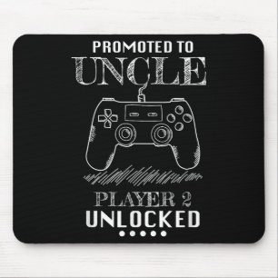 Promoted To Uncle Player 2 Unlock Shirt New Uncle  Mouse Mat