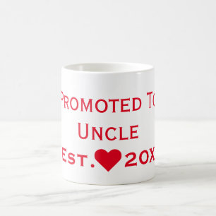 Promoted To Uncle Red Mug