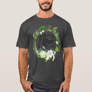 Promoted to Yaya Est 2022 Women Floral First Time T-Shirt