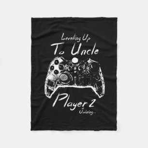 Promoted Uncle Est. Soon To Be Uncle Fleece Blanket