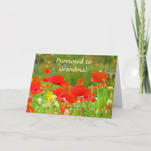 Promoterd to Grandma! Cards custom Add Baby Photo