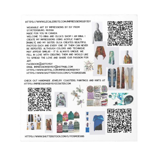 Promoting Impressions by ISY Notepad (Front)