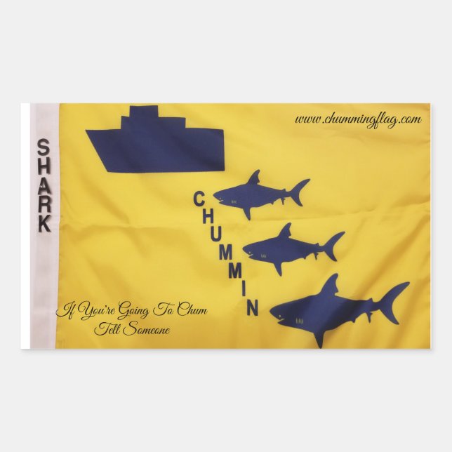 Promoting safety awareness rectangular sticker (Front)