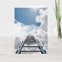 Promotion Congratulations Ladder in Sky