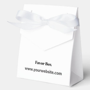 Promotion Large Tent with Ribbon 4" x 2" x 5" Favour Box