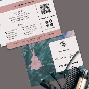 Promotion Photo Christmas Season Gift Voucher Card