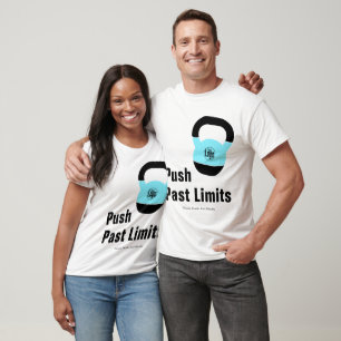 Promotional Athlete Kettlebell Push Past Limits T-Shirt