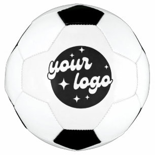 Promotional Black & White Simple Business Logo Football