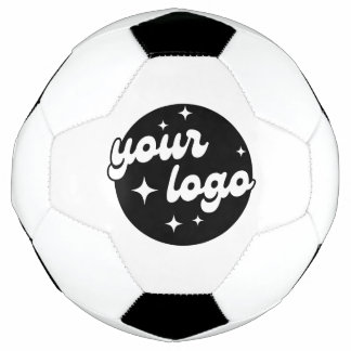 Promotional Black & White Simple Business Logo Football