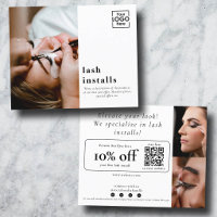 Promotional Booking Special Offer Lash Install