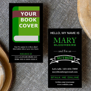 Promotional Bookmarks Author Novelist