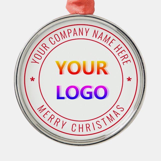 Promotional Business Christmas Ornament Template (Front)
