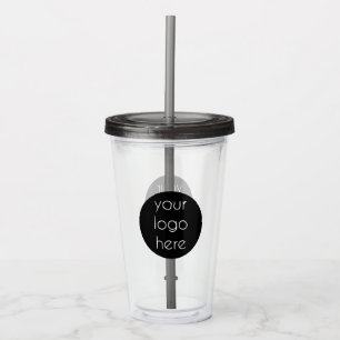 Promotional Business Company Logo Customer Gifts   Acrylic Tumbler