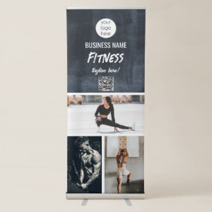 Promotional Business Logo Banner QR Code