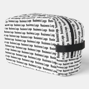 Promotional Business Logo Black White Pattern  Dopp Kit
