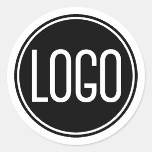 Promotional Business Logo Classic Round Sticker