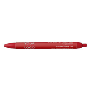 Promotional Business Logo Text Pen Custom Colours