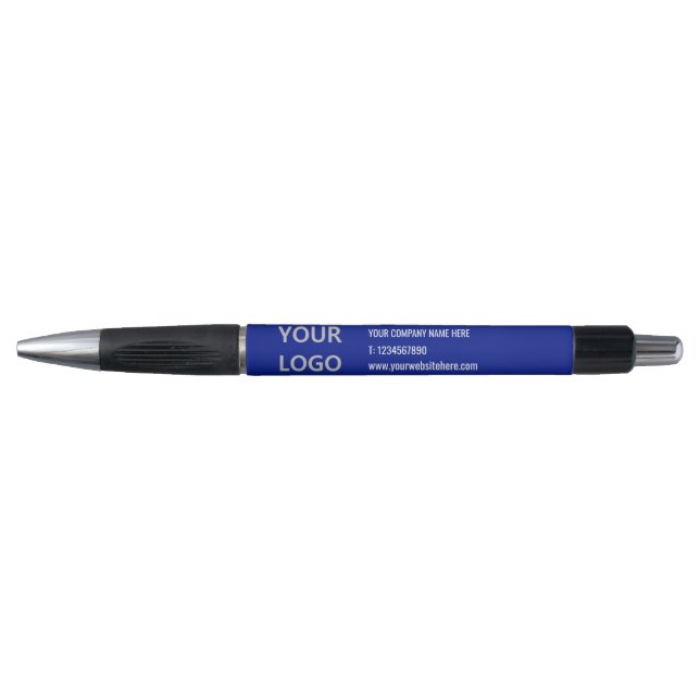 Promotional Business Logo Text Personalised Pen (Front)