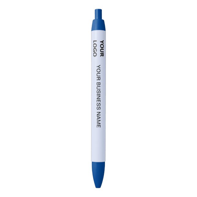 Promotional Business Pen with Name and Logo (Front Vertical)
