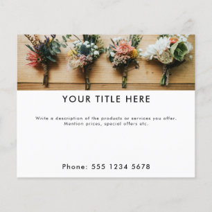 Promotional Business Photo Banner & Text Flyer