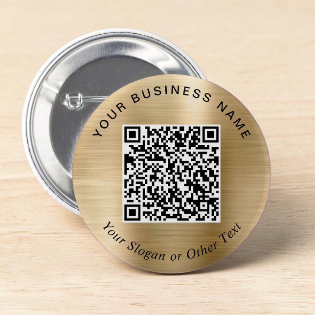 Promotional Business QR Code Gold Pin (Promotional Business QR Code Gold Pin)