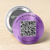 Promotional Business QR Code Purple Pin